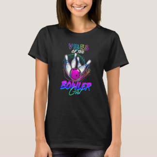 Vibes i den Bowlareare matchande familjen Bowling  T Shirt