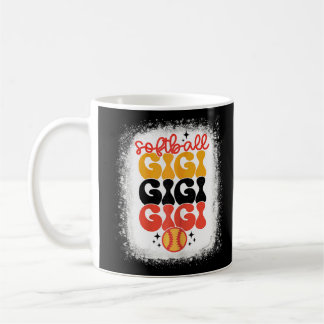 Vibes Motor för Softball Gigi Softball Game Day Kaffemugg