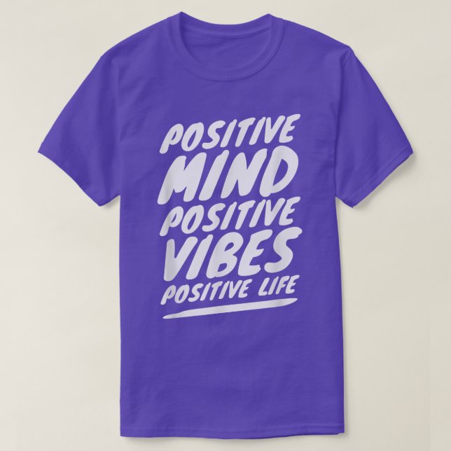 Vibes Positive Mindset Motivation Mindfulness Quot T Shirt (Design framsida)