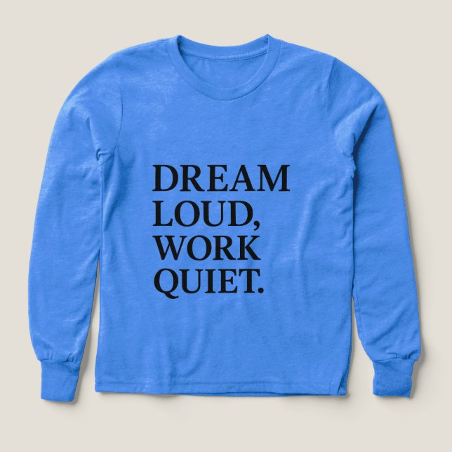 Vibes Speak Louder Than Words T Shirt (Design framsida)