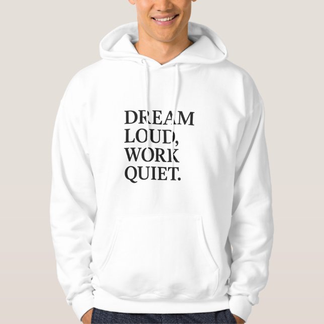 Vibes Talar Högt För Ord Hoodie (Framsida)