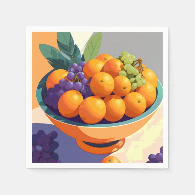 Vibin’ med vitamin C Pappersservett (Framsidan)