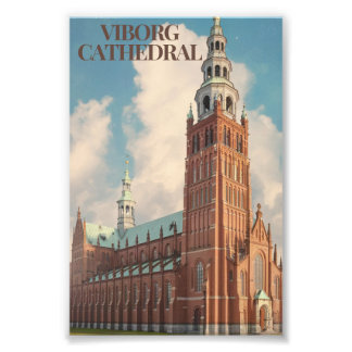 Viborg Cathedral aestthetic poster
