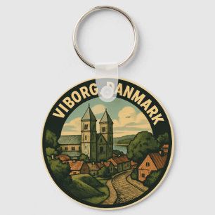 Viborg Danmark Domkyrka Nyckelring