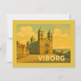 Viborg Danmark Domkyrka Vykort