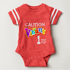 Vibrant 1 år gammal småbarn t-shirt