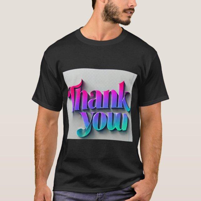 Vibrant 3D Tack Manar Tshirt T Shirt (Framsida)