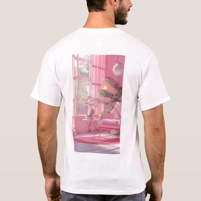 Vibrant 4 000-upplösning, verklig scen T-Shirt (Baksida)