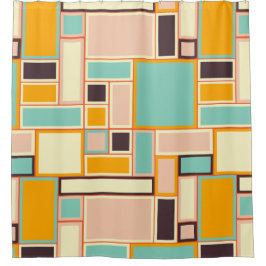 Vibrant abstract pattern with rectangles