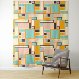 Vibrant abstract pattern with rectangles