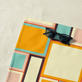 Vibrant abstract pattern with rectangles