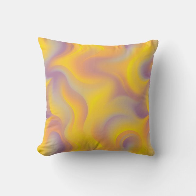 Vibrant Abstract Swirl  Kudde (Framsida)