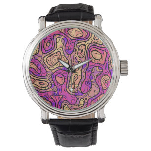 Vibrant Abstrakt Armbandsur