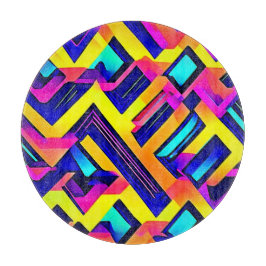 Vibrant Abstrakt Art: Energi friställd