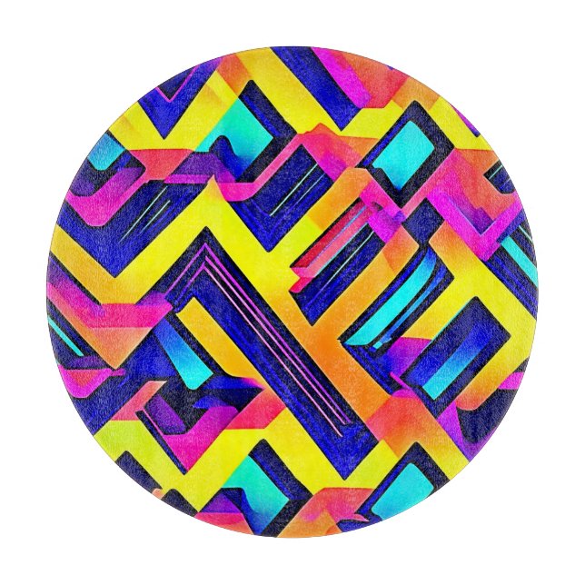 Vibrant Abstrakt Art: Energi friställd (Framsidan)