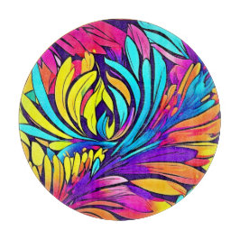 Vibrant Abstrakt Blommigt