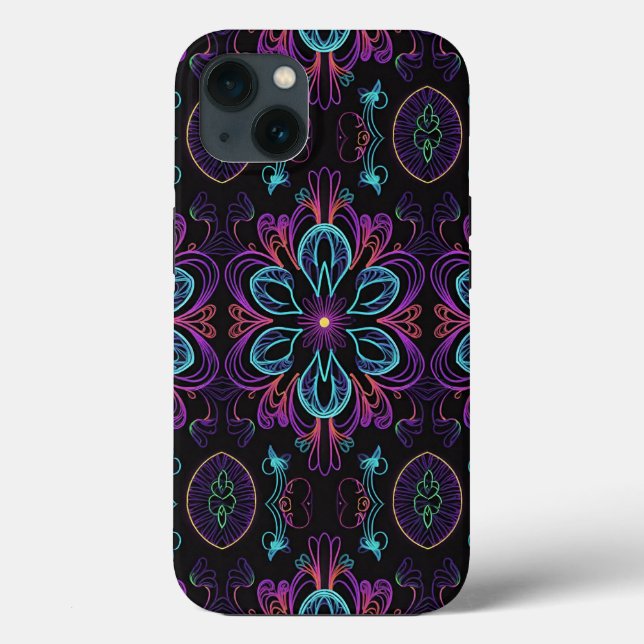 Vibrant Abstrakt Blommigt 2 (Baksida)