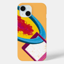 Vibrant Abstrakt Cosmos Ring & Square - Modern