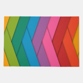 Vibrant Abstrakt Door Mat