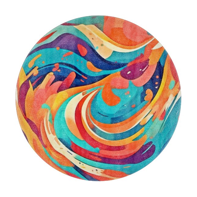 Vibrant Abstrakt Dreamscape (Framsidan)