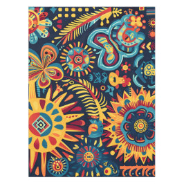 Vibrant Abstrakt Ethnic Huichol Tribal Mönster
