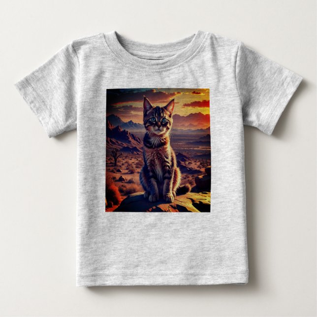 "Vibrant Abstrakt Explosion T-Shirt for Pojke" (Framsida)