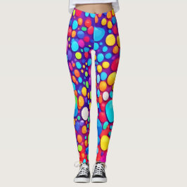 Vibrant Abstrakt Kaleidoscope Leggings