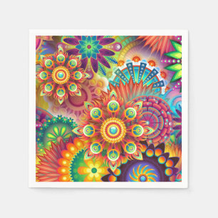 Vibrant Abstrakt Pappersservett