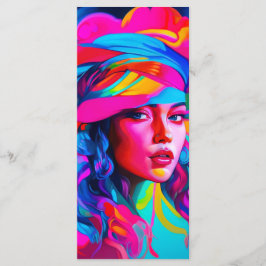 Vibrant Abstrakt Porträtt bokmärke Meny