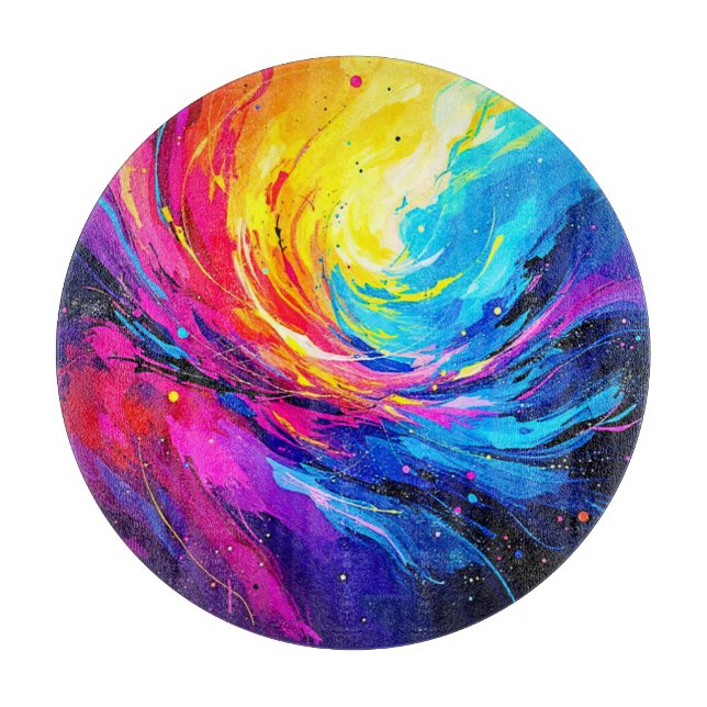 Vibrant Abstrakt Swirl (Framsidan)