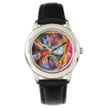 Vibrant Abstrakt Tulip Reflection