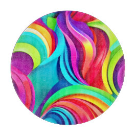 Vibrant Abstrakt Vinkarare i Dynamic Färg