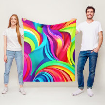 Vibrant Abstrakt Vinkarare i Dynamic Färg