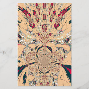 Vibrant African Kaleidoscope: A Peachy Delight Brevpapper