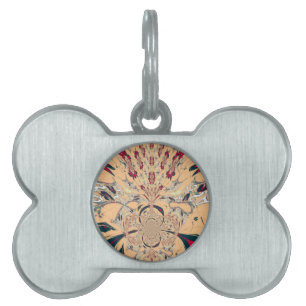 Vibrant African Kaleidoscope: A Peachy Delight ID-bricka Husdjur