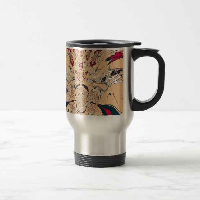 Vibrant African Kaleidoscope: A Peachy Delight Resemugg (Höger)