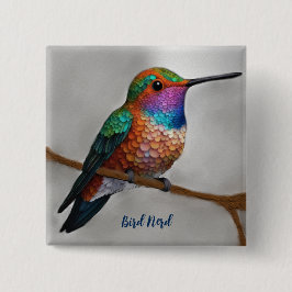 Vibrant Allen’s Hummingbird Painting Knapp