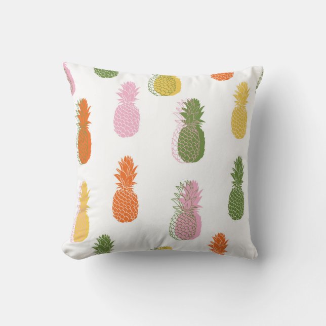 Vibrant ananas Mönster Kudde (Framsida)