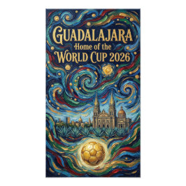 Vibrant and Elegant Guadajalara artwork Fototryck