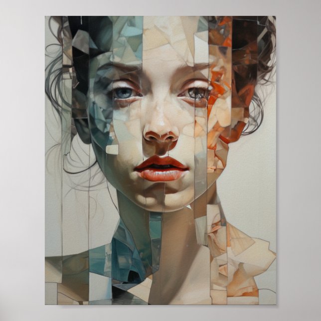 Vibrant Ansikte - färgstarka personligheter Poster (Framsidan)