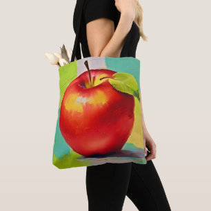 Vibrant Apple still Life Tygkasse