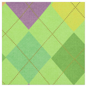 Vibrant Argyle Tyg