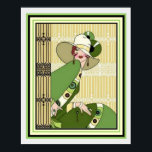 Vibrant Art Deco Mode och 16 x 20 Poster<br><div class="desc">Nice,  artikel Deco,  Mode Poster 16 x 20</div>