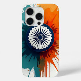 "Vibrant Ashoka Chakra iphone case - Abstrakt Pain