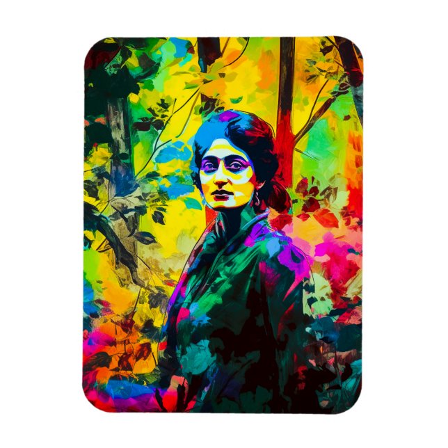 Vibrant Autumn Beauty Magnet (Vertikal)