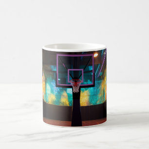 Vibrant Basketball Kaffemugg