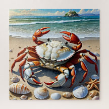 Vibrant Beach Crab