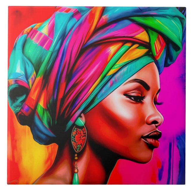 Vibrant Beauty Series 1 Kakelplatta (Framsidan)