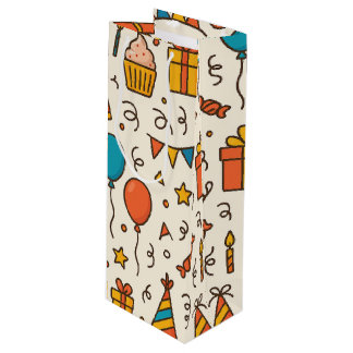 Vibrant Birthday Party Seamless Pattern