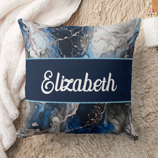 Vibrant Bläck Fusion Kudde (Filt)